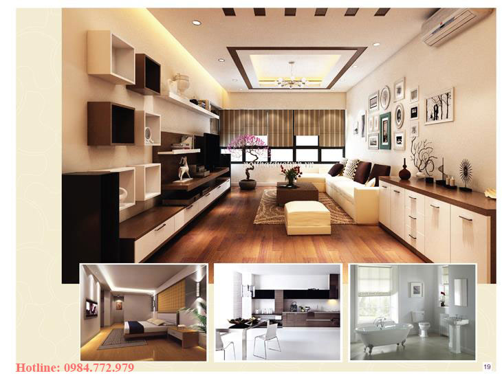 Thiết kế căn hộ loại C, 3PN và phối cảnh 3D căn hộ Lavender Đại Mỗ