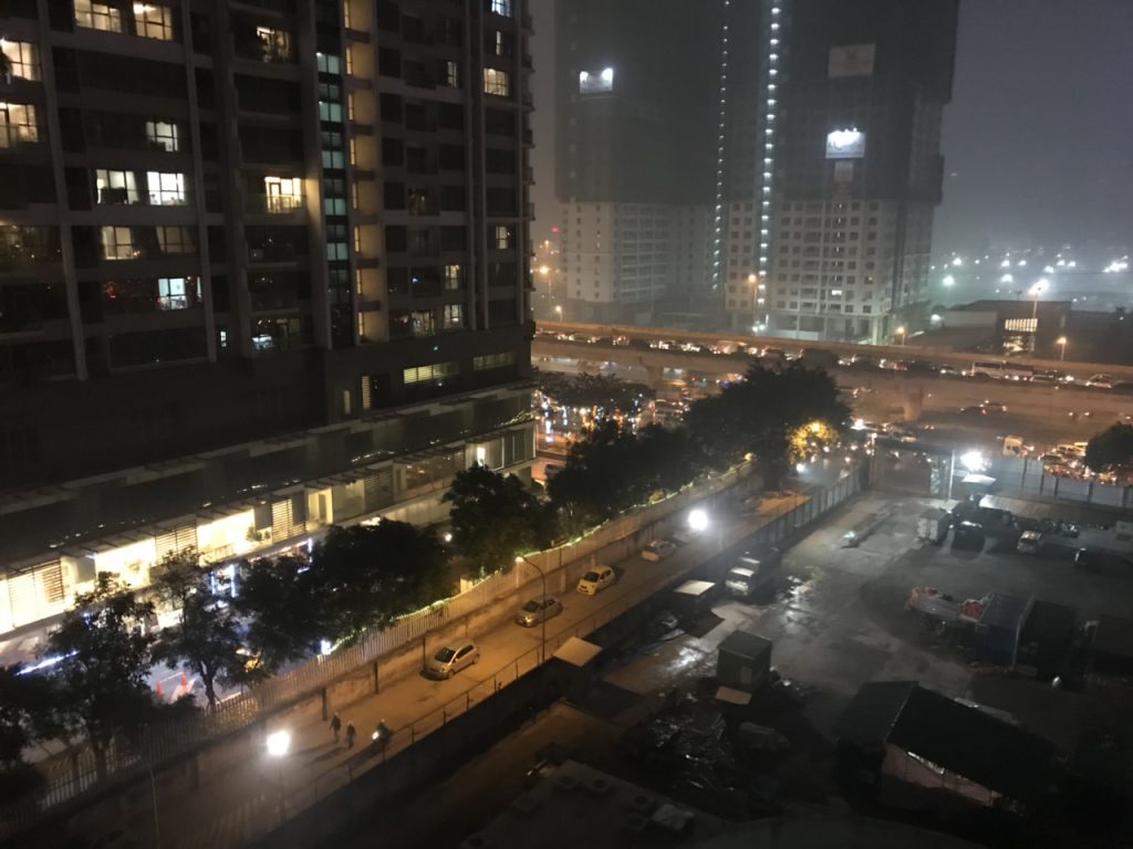 Hình ảnh view từ Vinata Tower về đêm