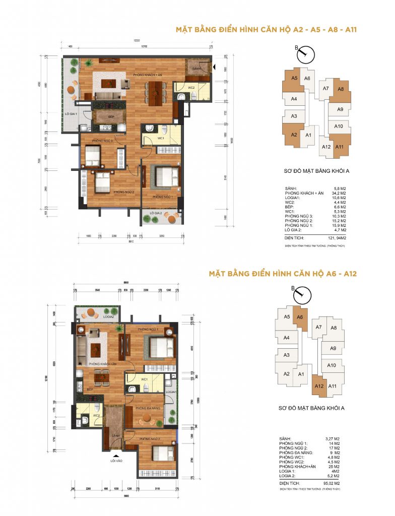 Thiết kế căn hộ 3 phòng ngủ Thống Nhất complex